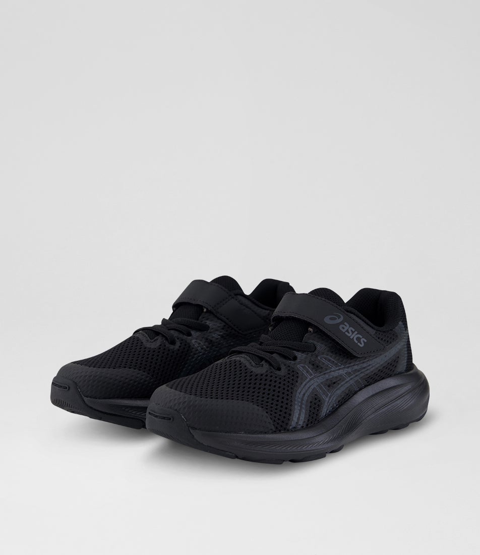 Contend 10 Junior Black Carrier Grey Mesh Sneakers