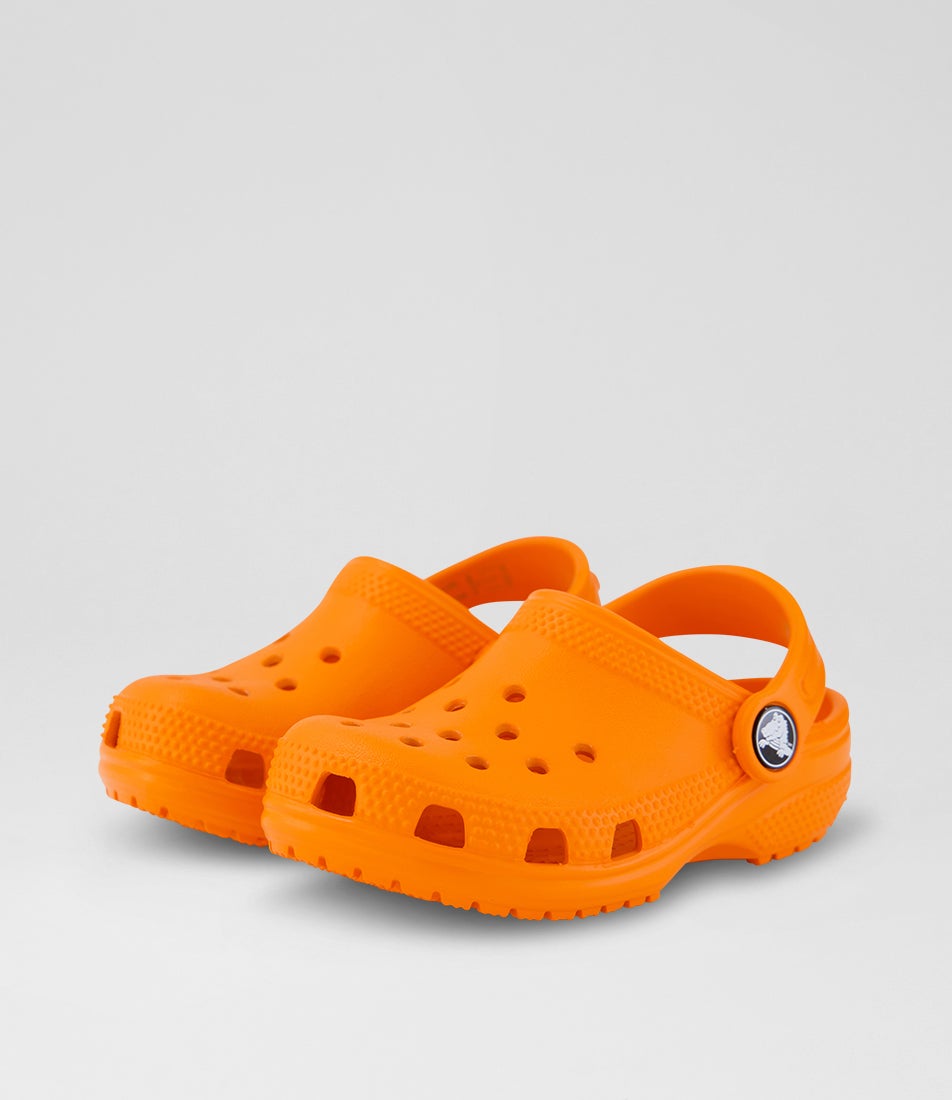 Classic Clog Toddler Shocking Orange Eva Sandals