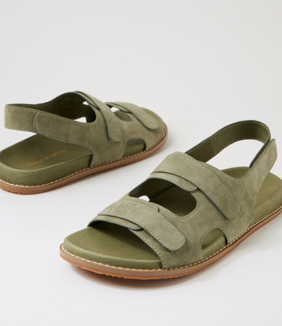 Notex Khaki Suede Sandals