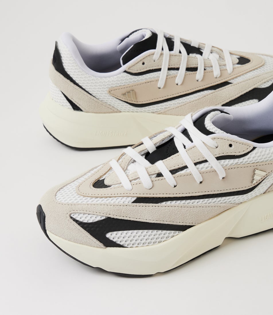 Lightblaze W Alumina Silver Black Mesh Sneakers
