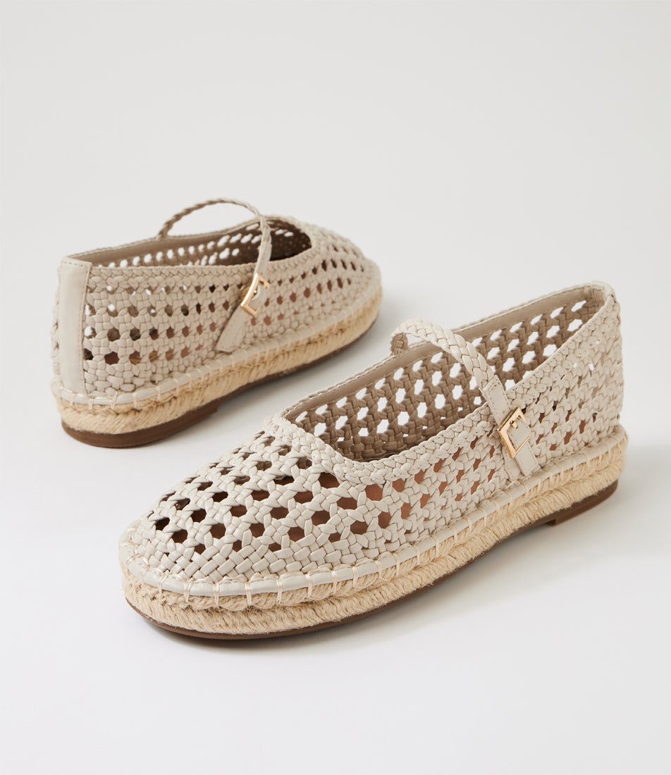 Georgia Espadrille Bone Smooth Espadrilles Georgia Espadrille Bone Smooth Espadrilles