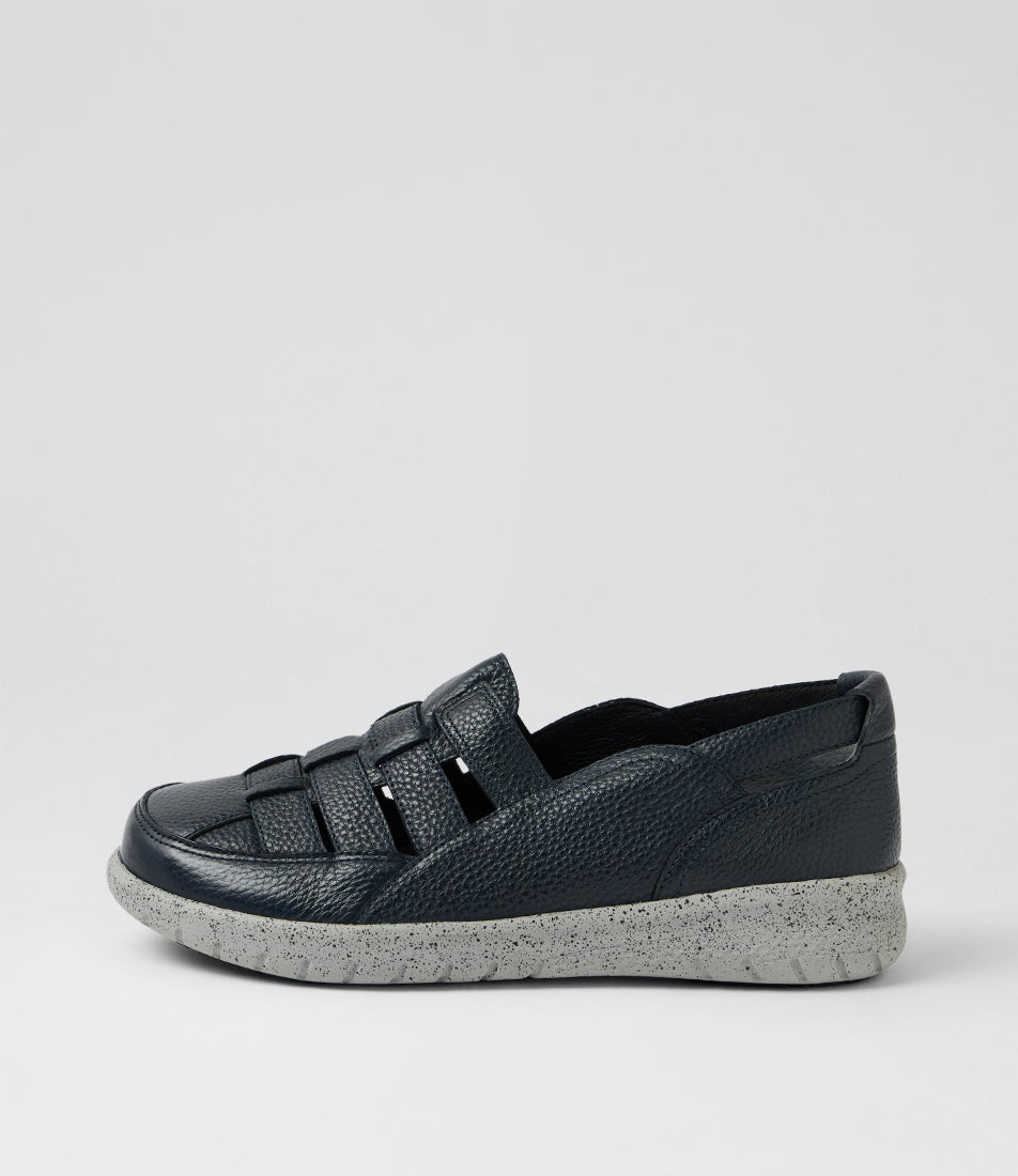 Salma Xw Ink Leather Flat Shoes