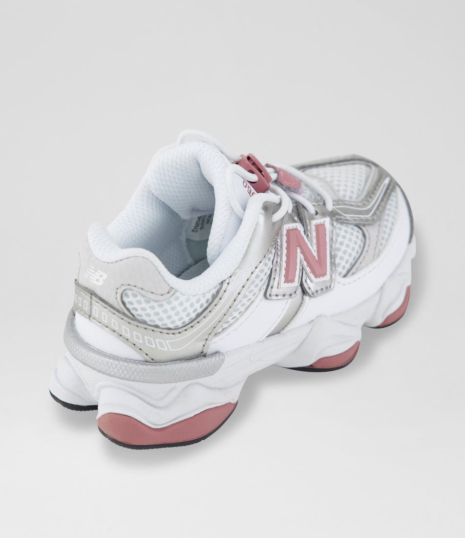 9060 Toddler White Rosewood Mesh  Sneakers