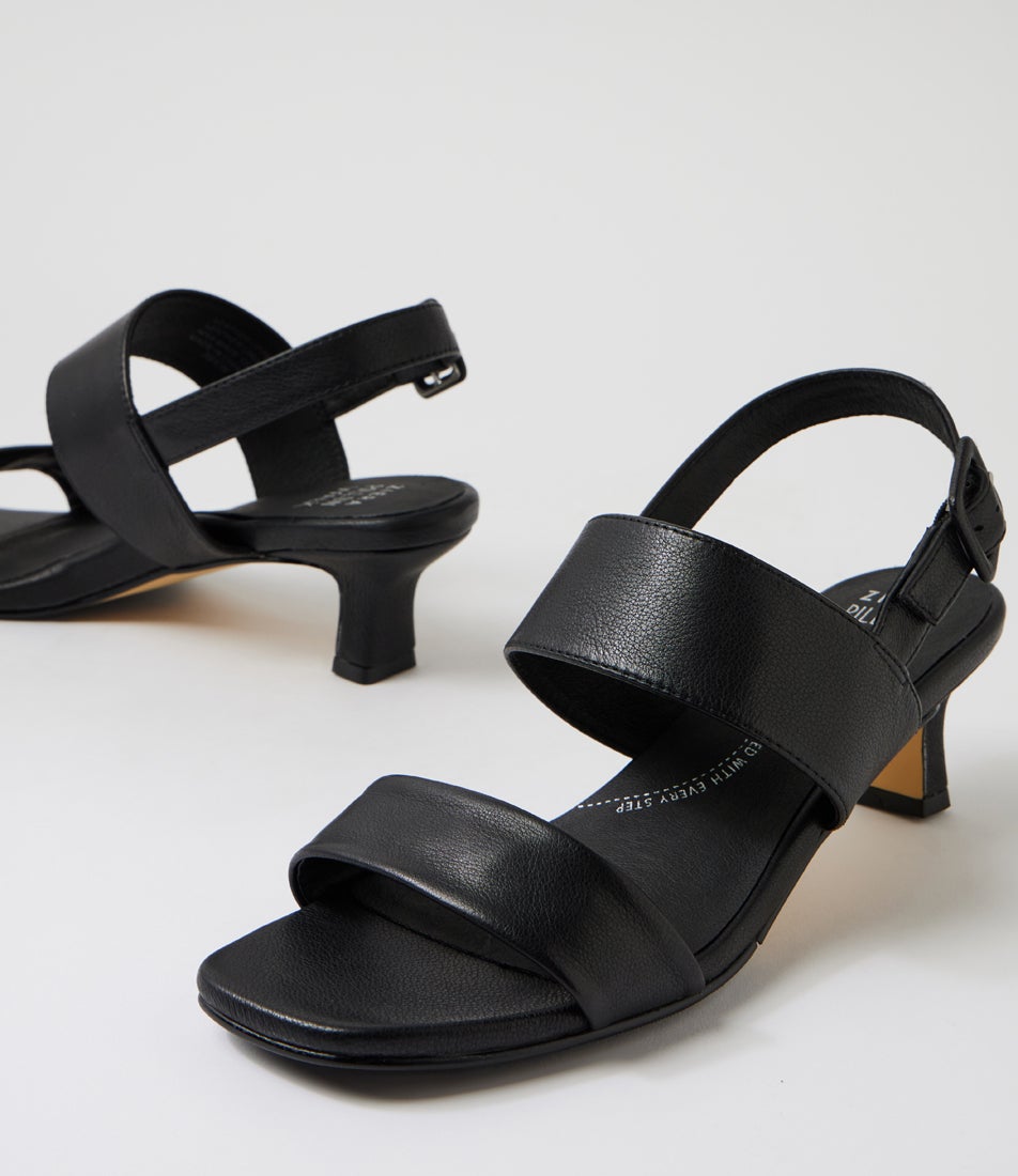 Ibueno Xw Black Leather Sandals