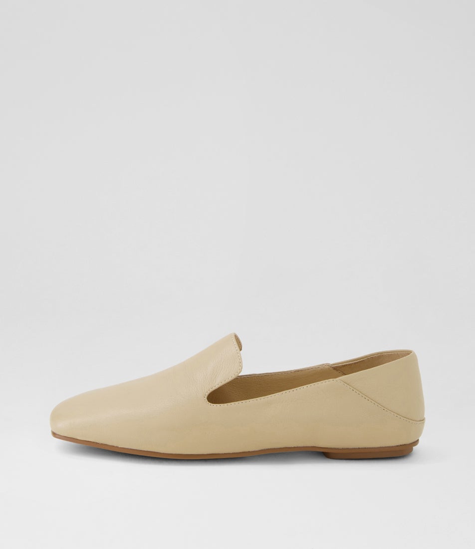 Vernita Camel Leather Loafers