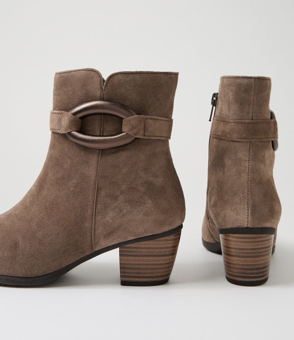 Rowina Mohair Suede Ankle Boots