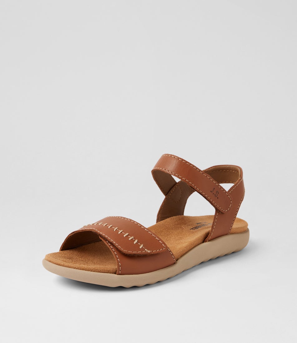 Juliet 03 Cognac Leather Sandals