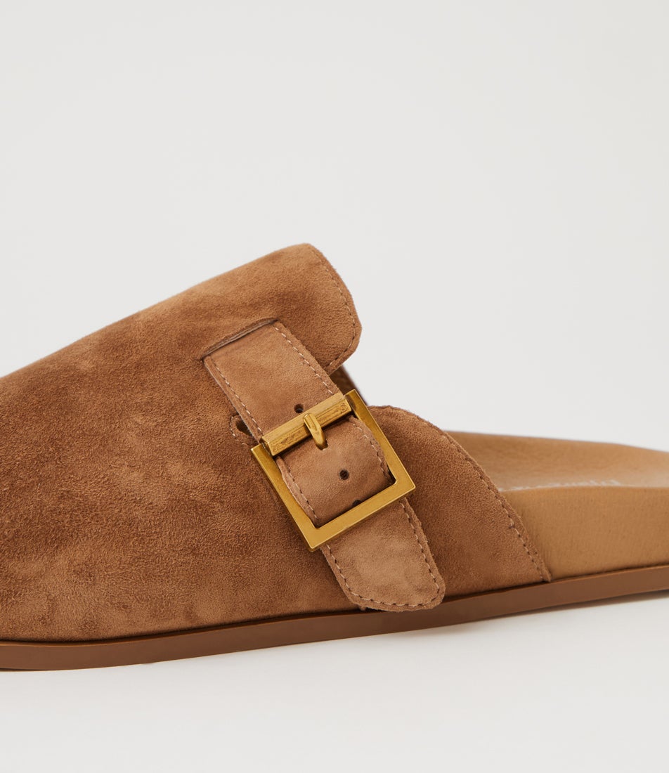 Tryna Nutmeg Suede Sandals