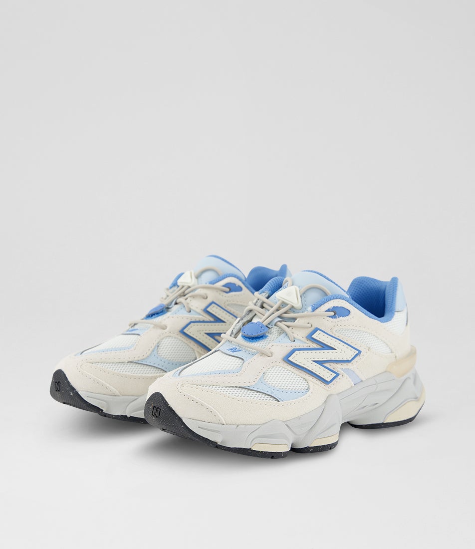 9060 Junior Analog Blue Linen Suede Sneakers