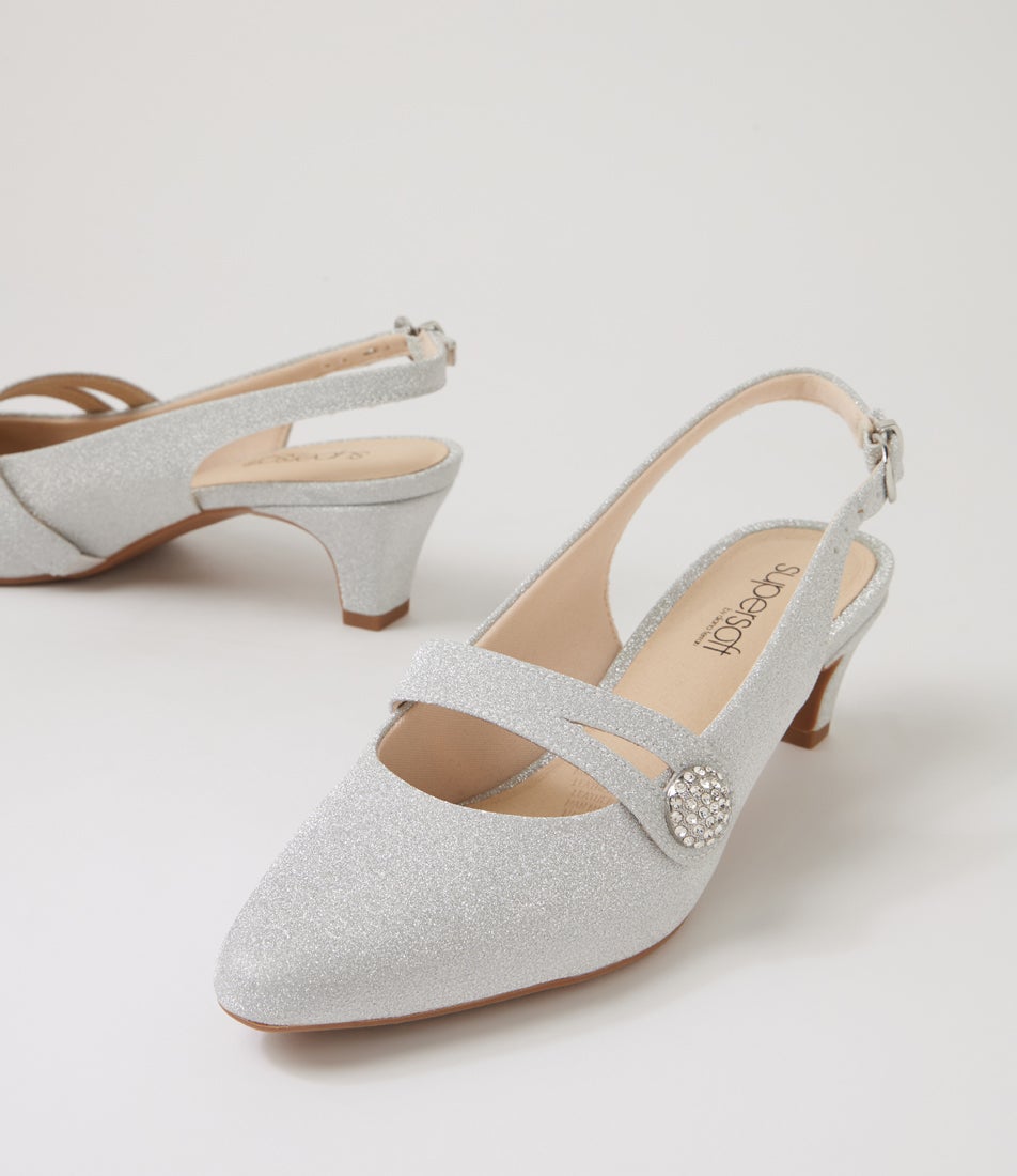 Lisshle2 Silver Suede Heels Lisshle2 Silver Suede Heels