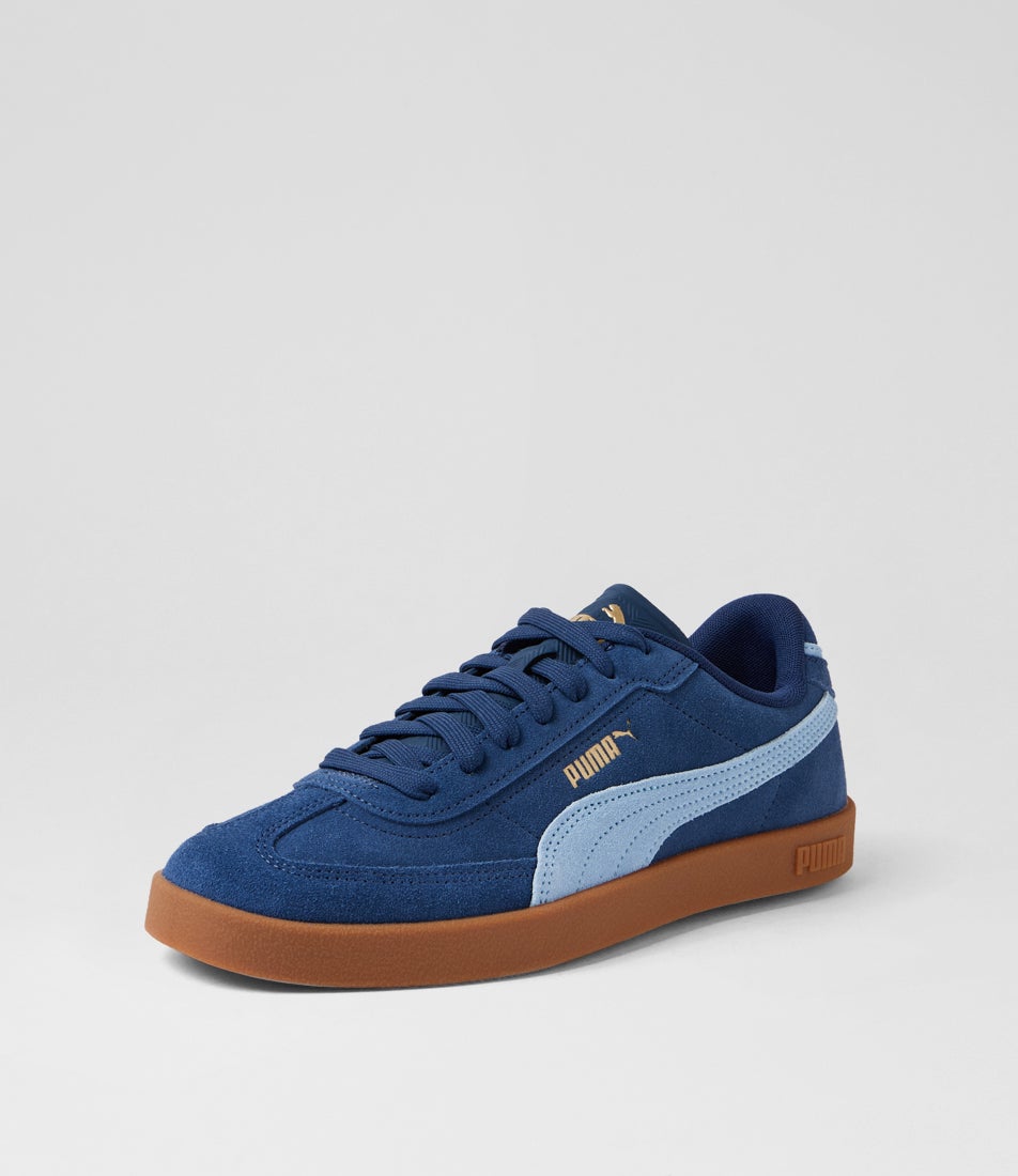 Puma Club 2 Era Persian Blue Suede Sneakers