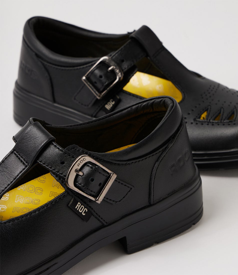 Lattice Senior Black Leather Mary Jane School Shoes Lattice Senior Black Leather Mary Jane School Shoes
