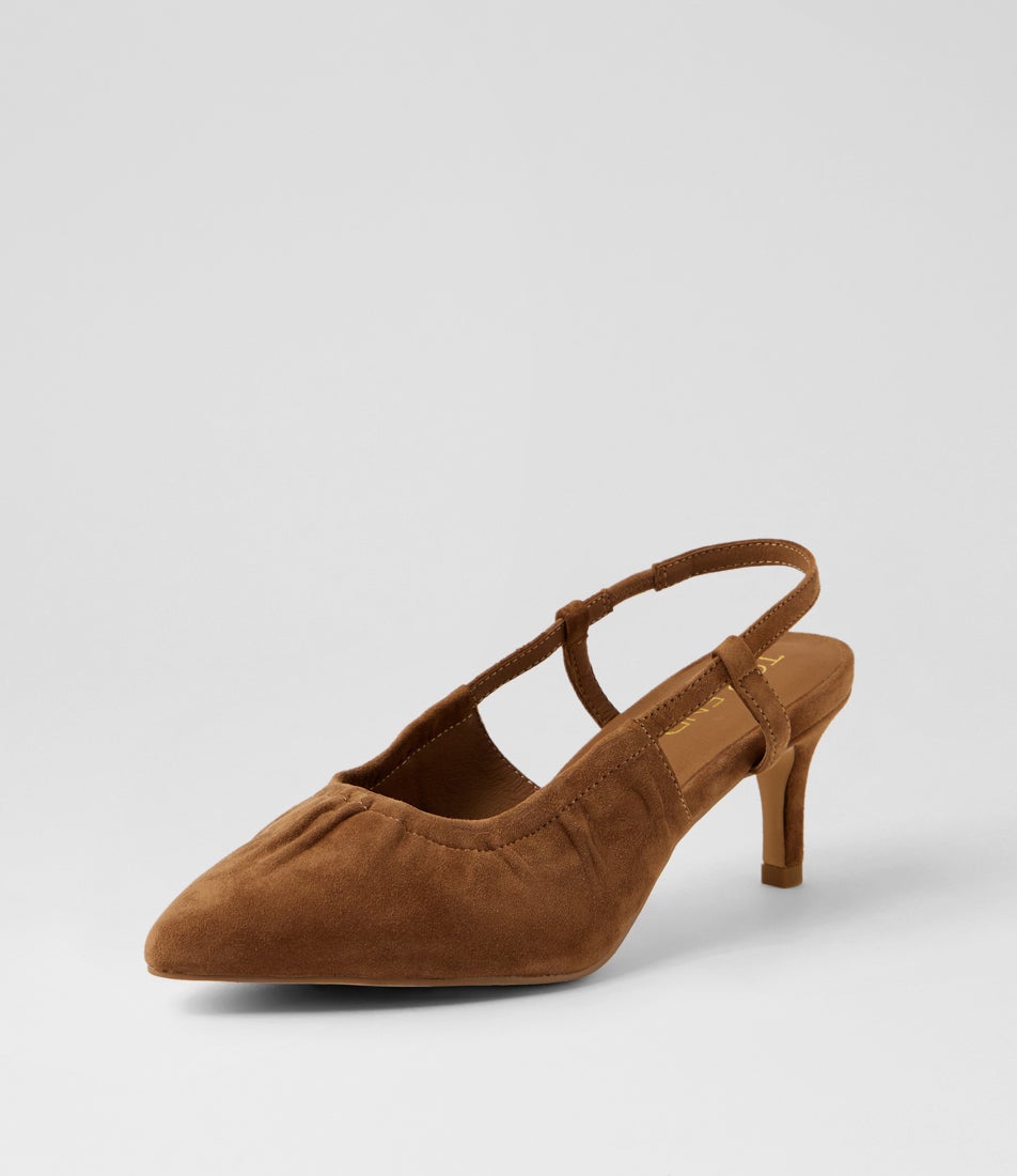 Correna Nutmeg Suede Heels
