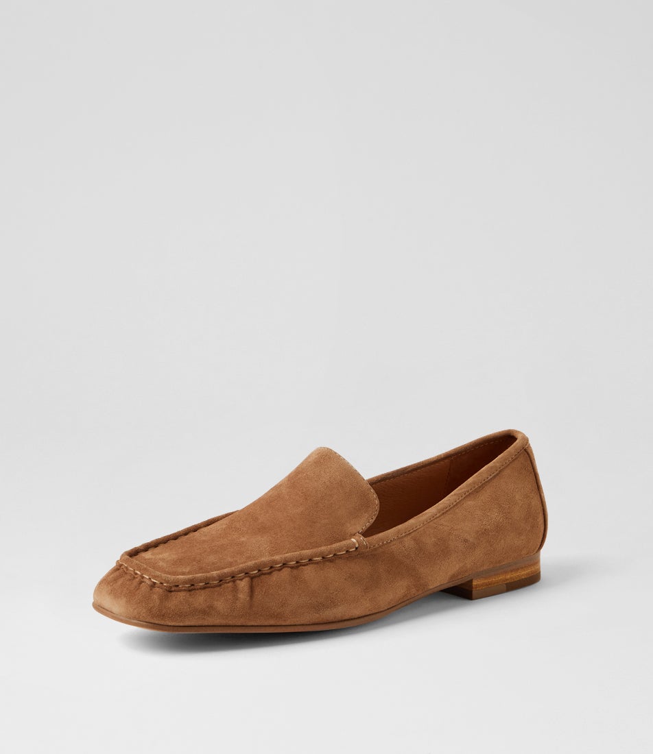 Polki Light Choc Suede Loafers Polki Light Choc Suede Loafers