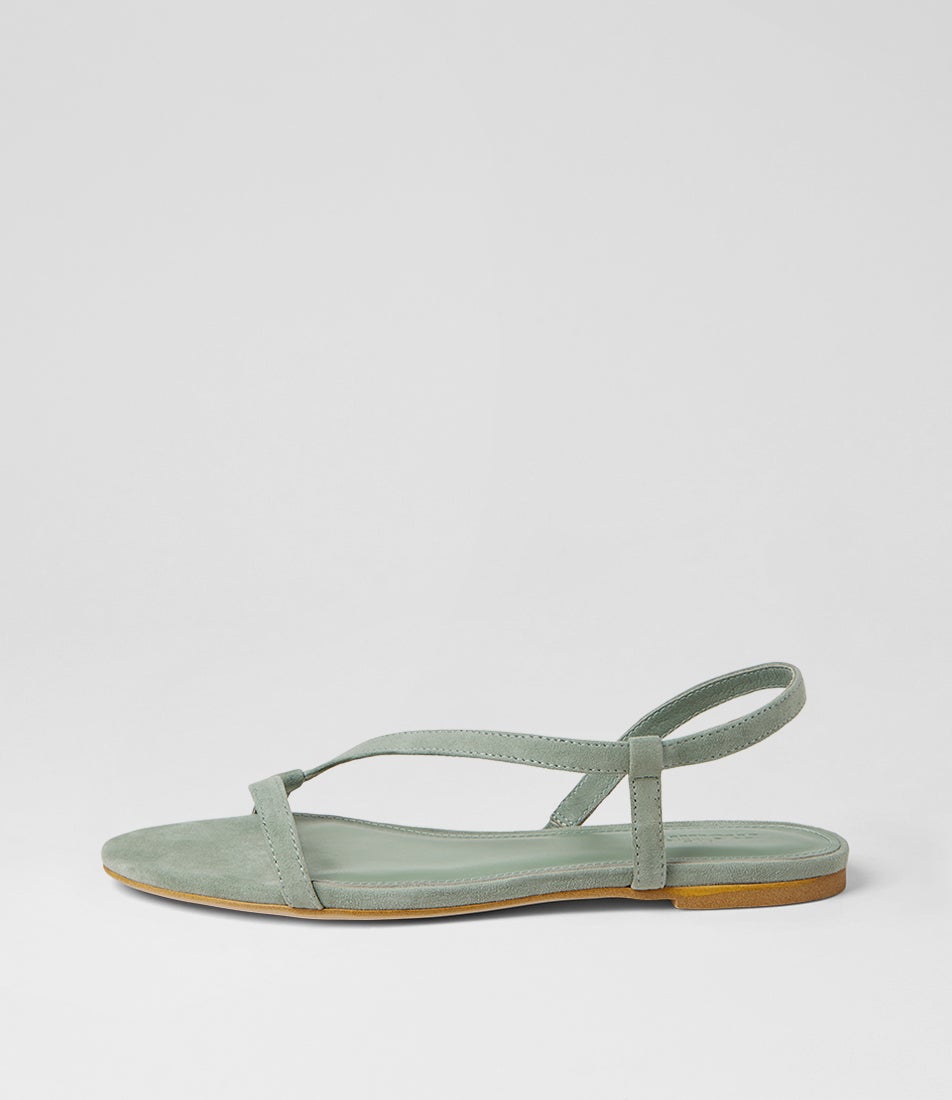 Dusst Seafoam Suede Sandals