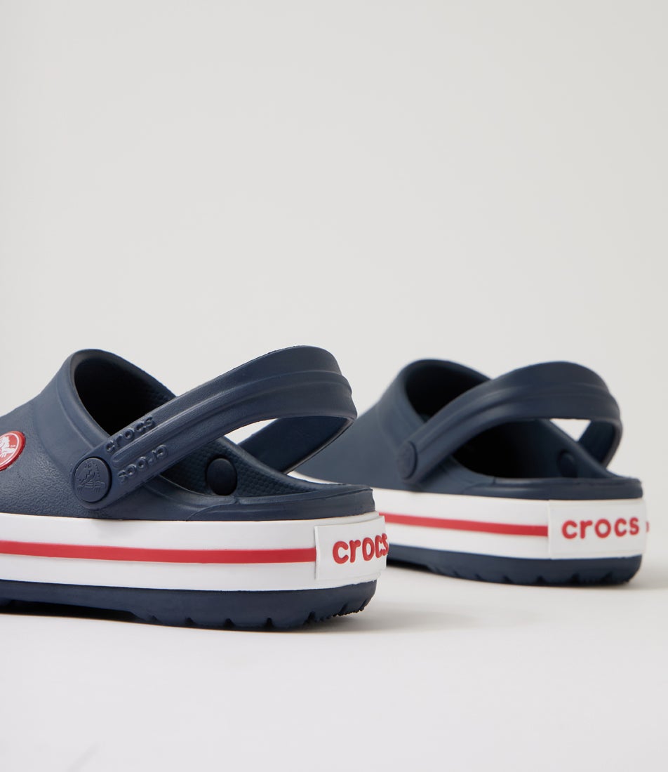 Crocband Toddler Navy Red Croslite Sandals