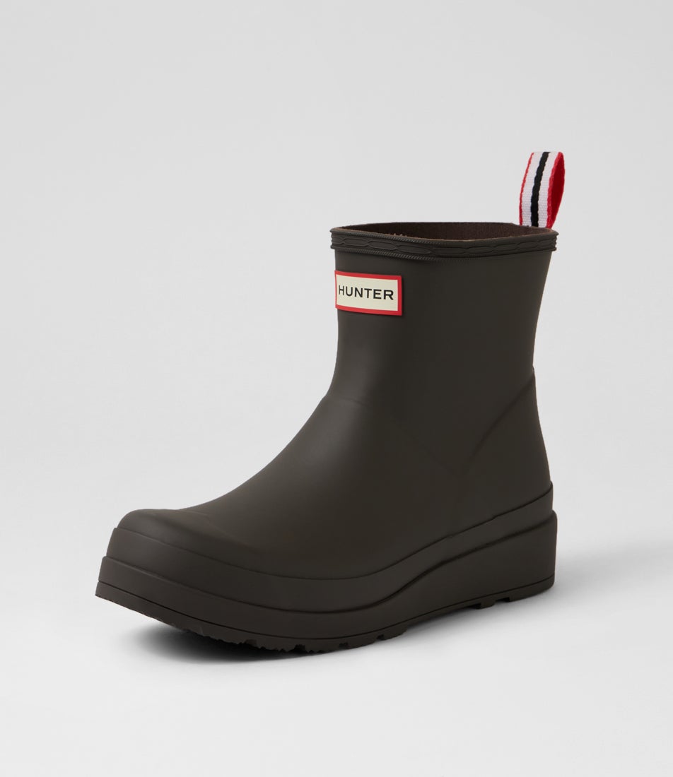 Play Short Boot Chocolate Brown Rubber Gumboots
