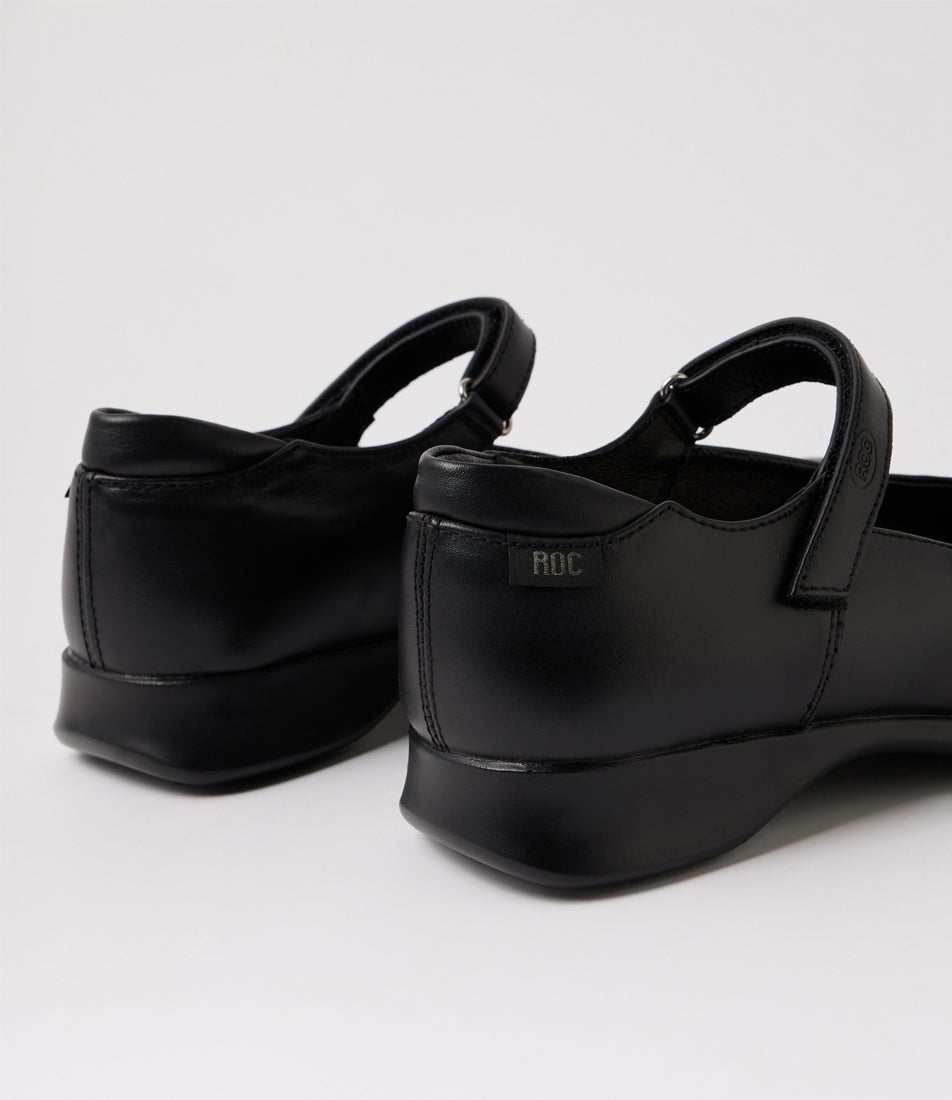 Sketch Senior Black Leather Mary Jane School Shoes