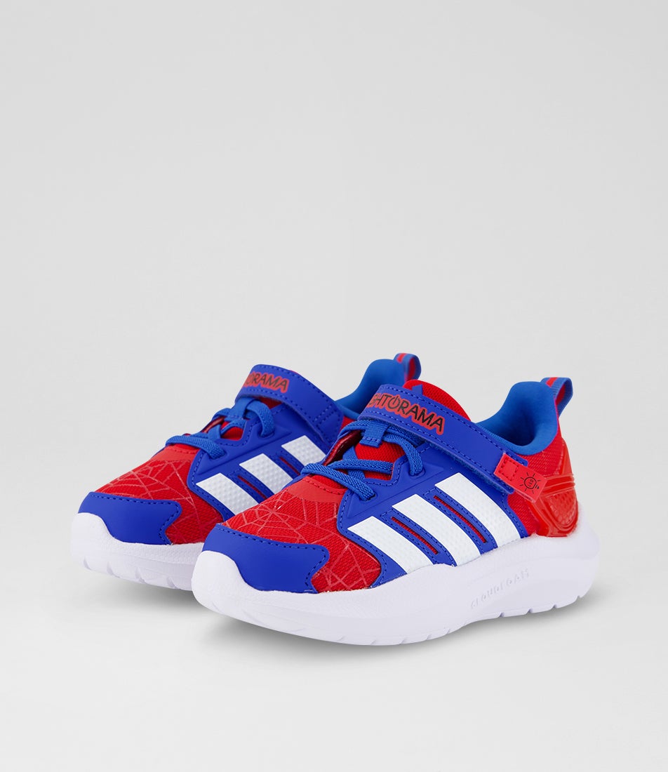 Lightorama Spiderman Toddler Scarlet White Royal Mesh Sneakers