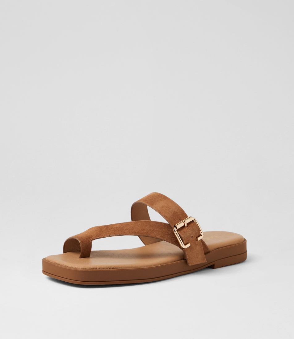 Teski Nutmeg Suede Thongs