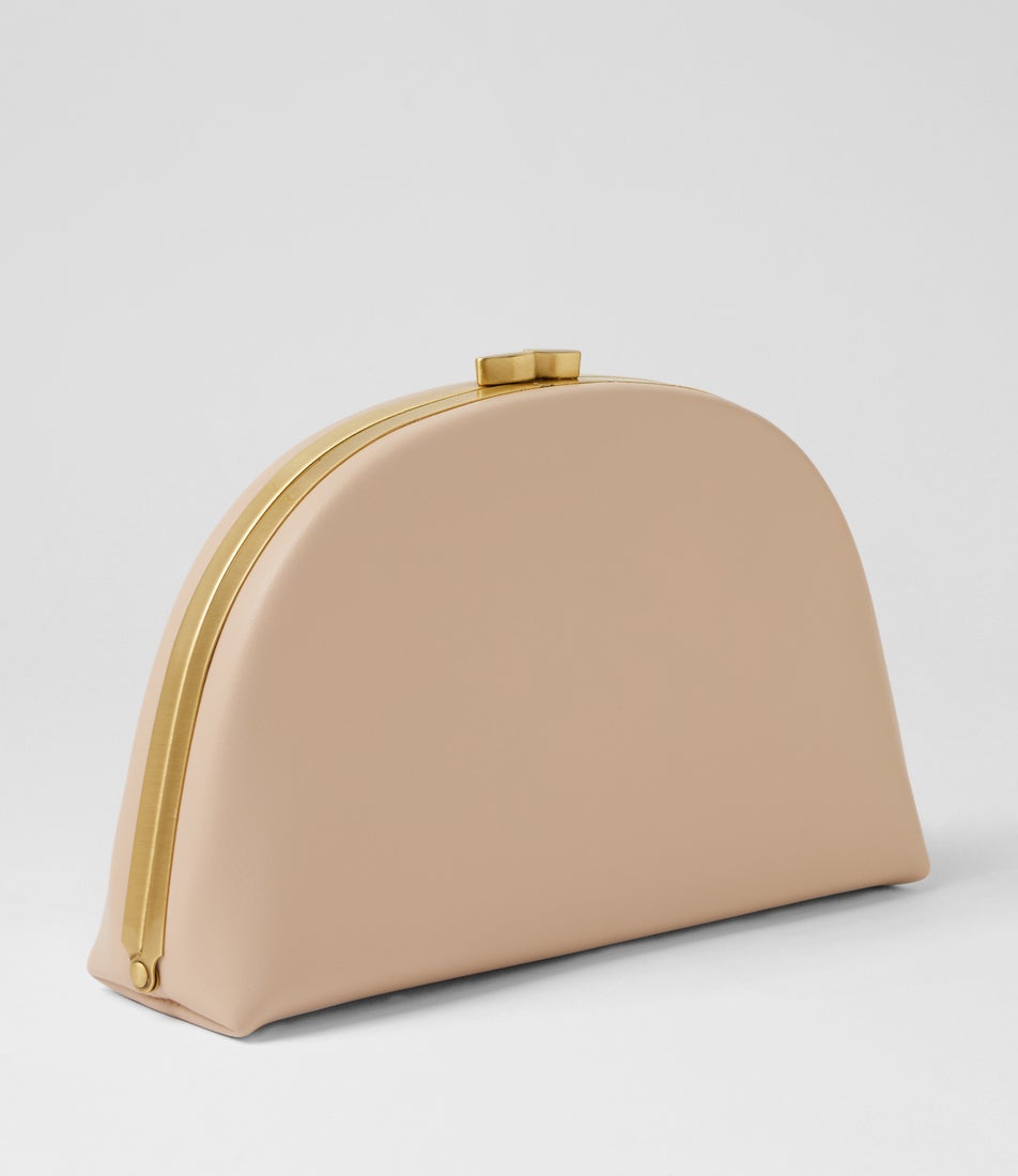 Celeste Curved Natural Clutch