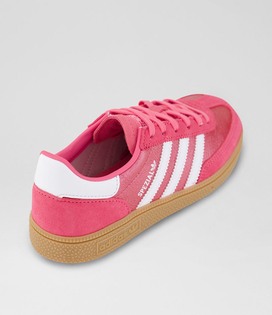 Handball Spezial Junior Pink Fusion White Gum Suede Sneakers