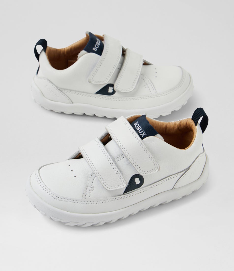 Iw Dawn Toddler White Navy Leather Sneakers