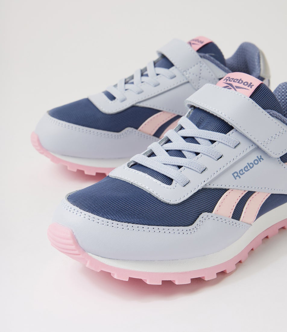 Glide Low Junior Tranquil Blue Pink Fabric Sneakers