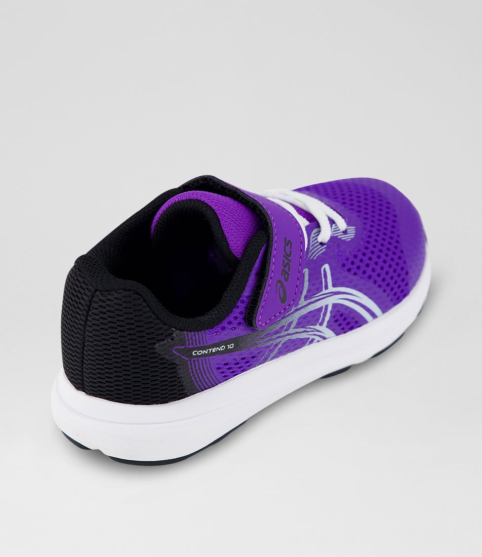 Contend 10 Toddler Radiant Amethyst Black Mesh Sneakers