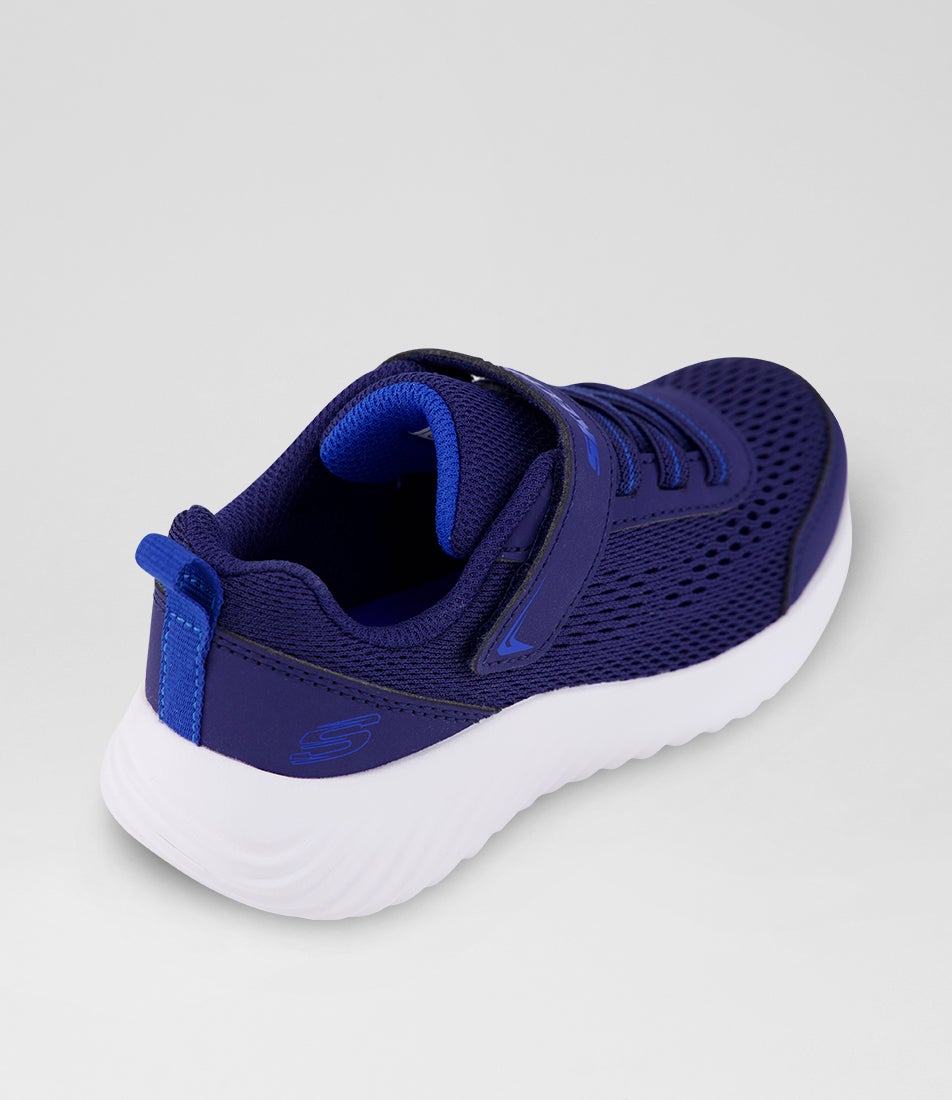 Bounder Toddler Navy Fabric Slip On Sneakers