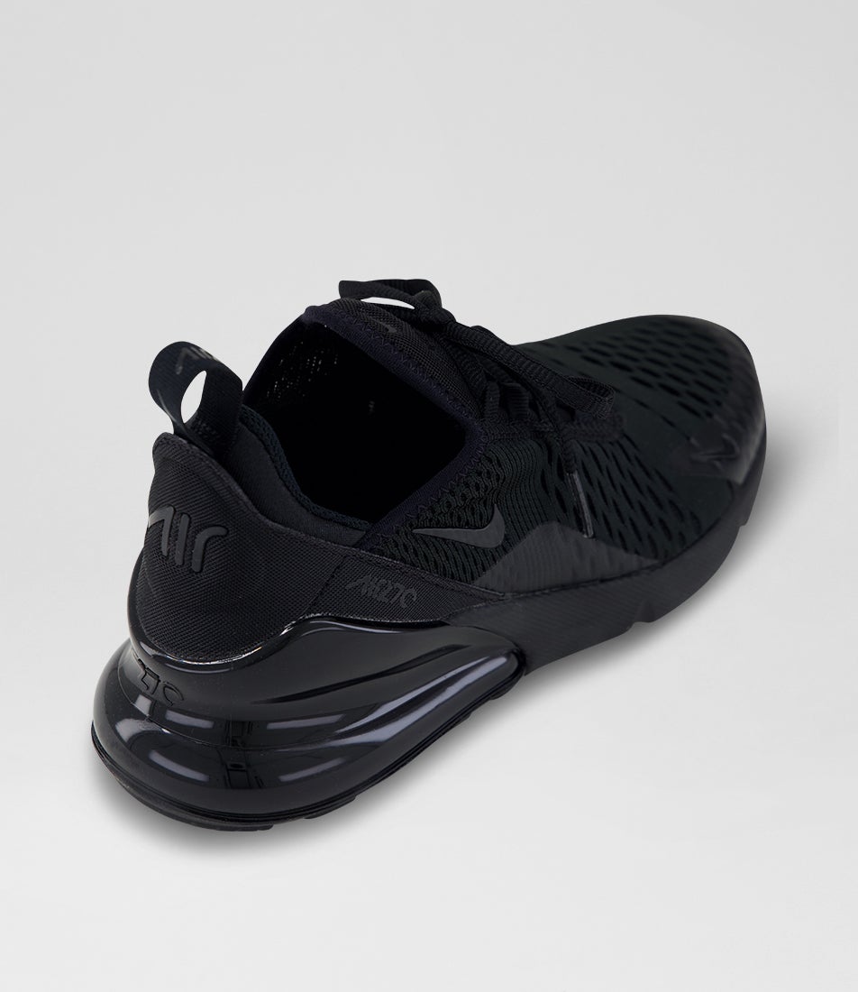 Air Max 270 Youth Black Mesh Sneakers