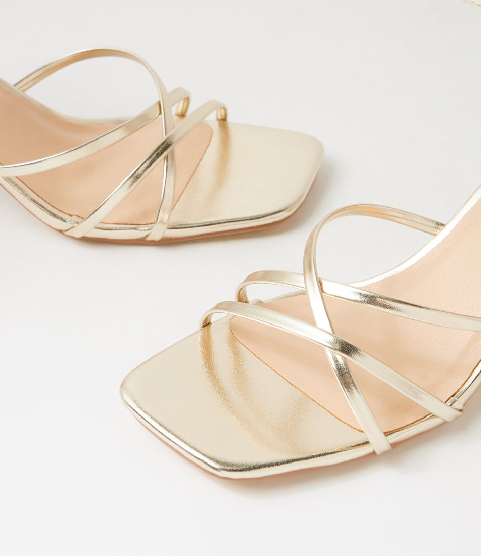 Nelly Champagne Gold Sandals