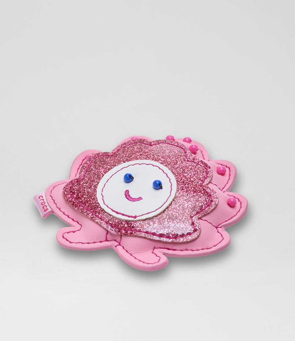 Sparkle Shell Junior Pink Jibbitz
