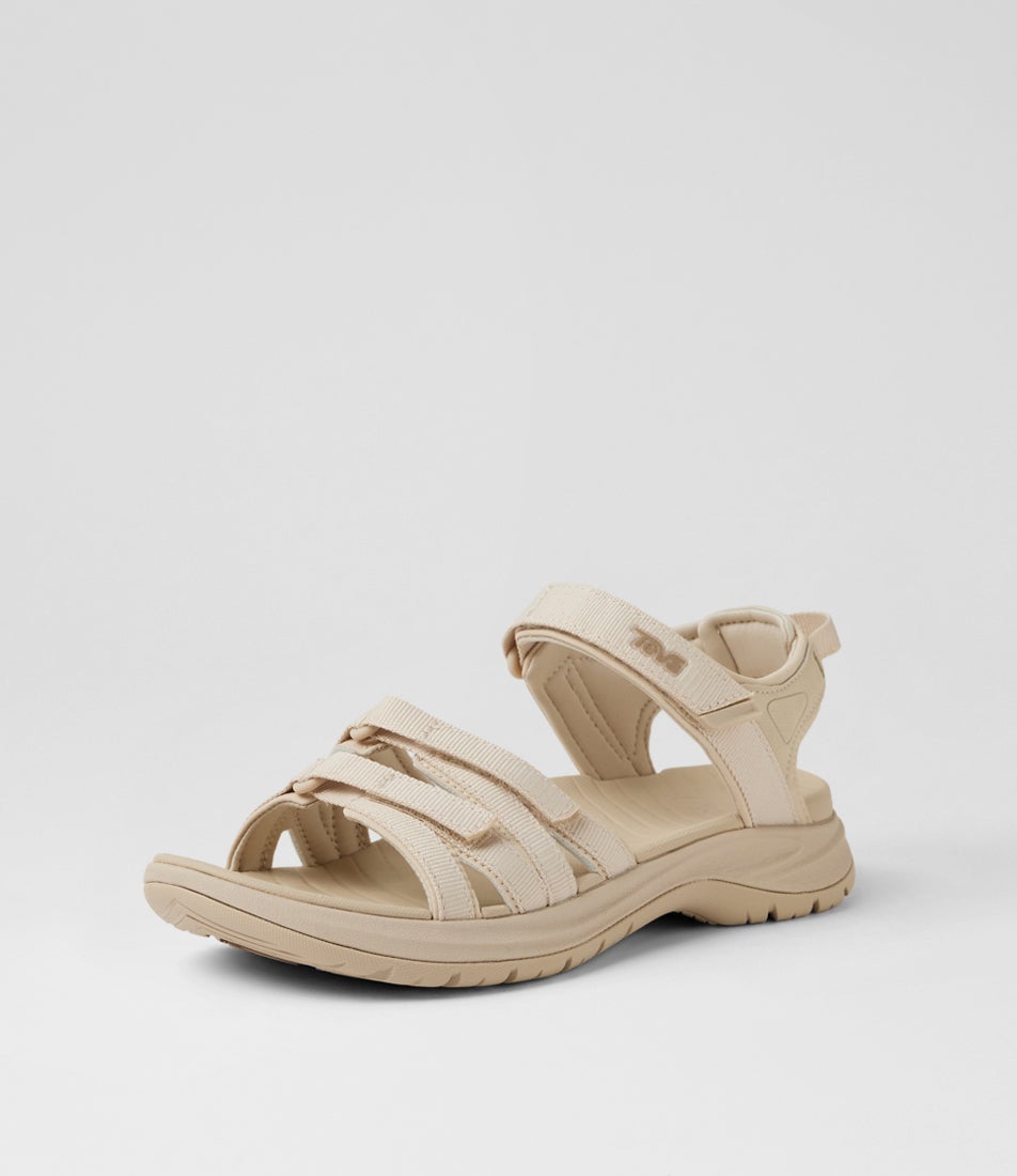 W Tirra Sport Oyster Grey Fabric Sandals