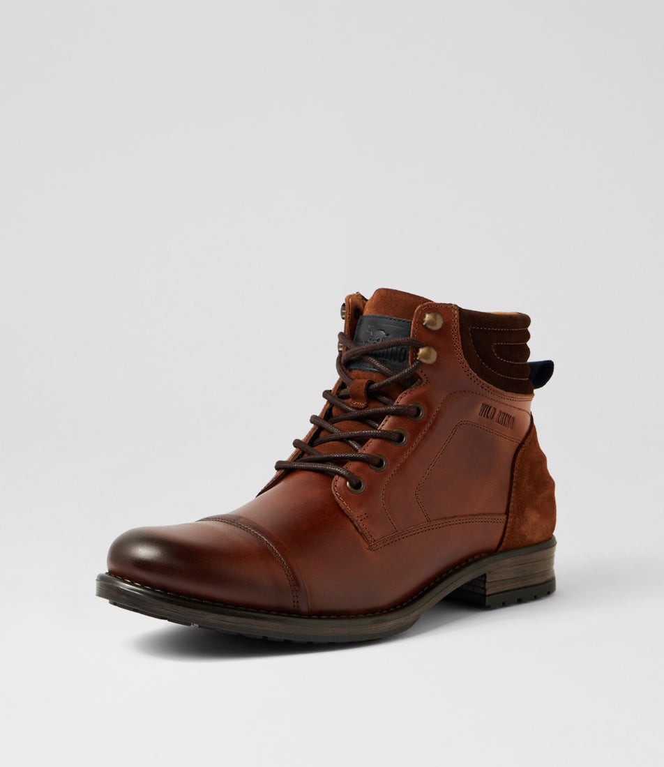 Benson Cognac Leather Loafers