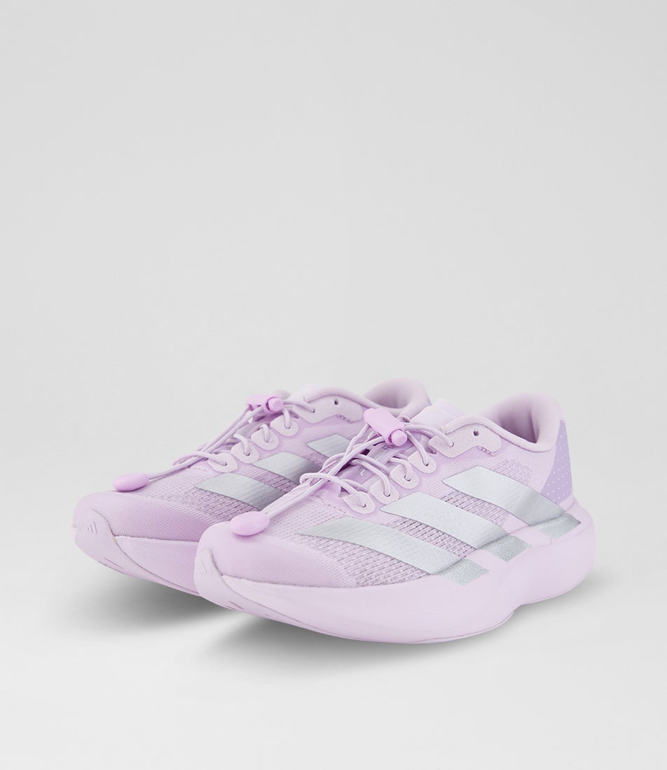 Adizero Evo Sl Junior Ice Lavender Silver Iron Mesh Sneakers