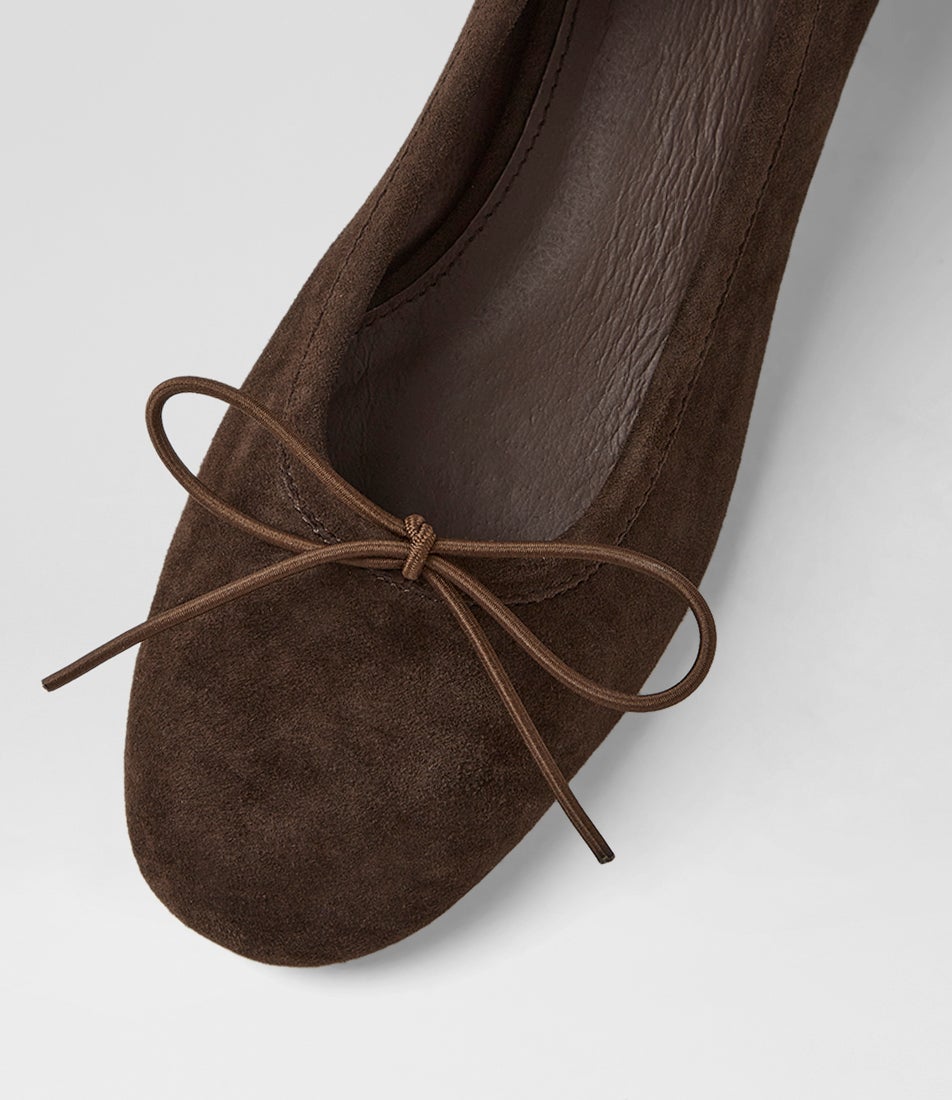Jeahe Choc Suede Heels