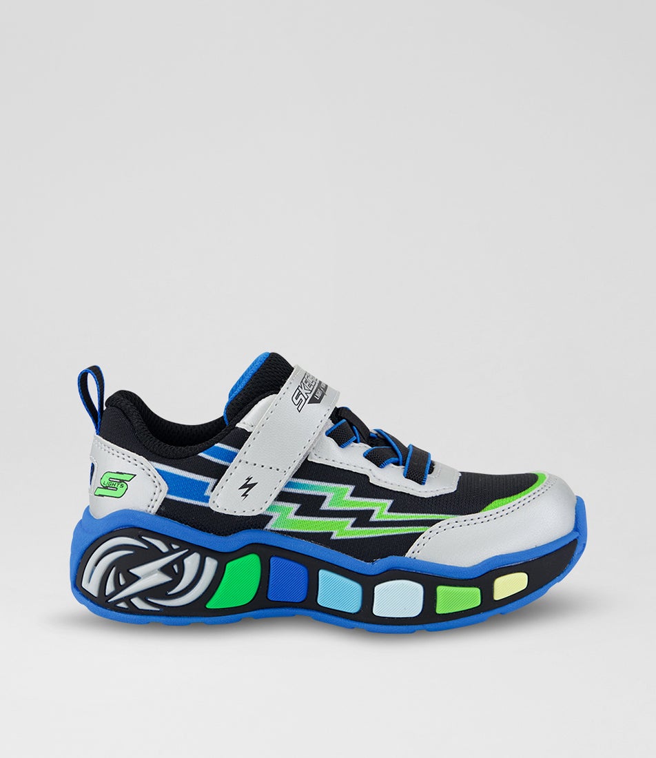 Lil Storm Toddler Silver Multi Mesh Slip On Sneakers