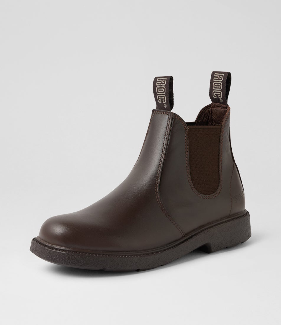 Jeepers Junior Brown Leather School Shoes