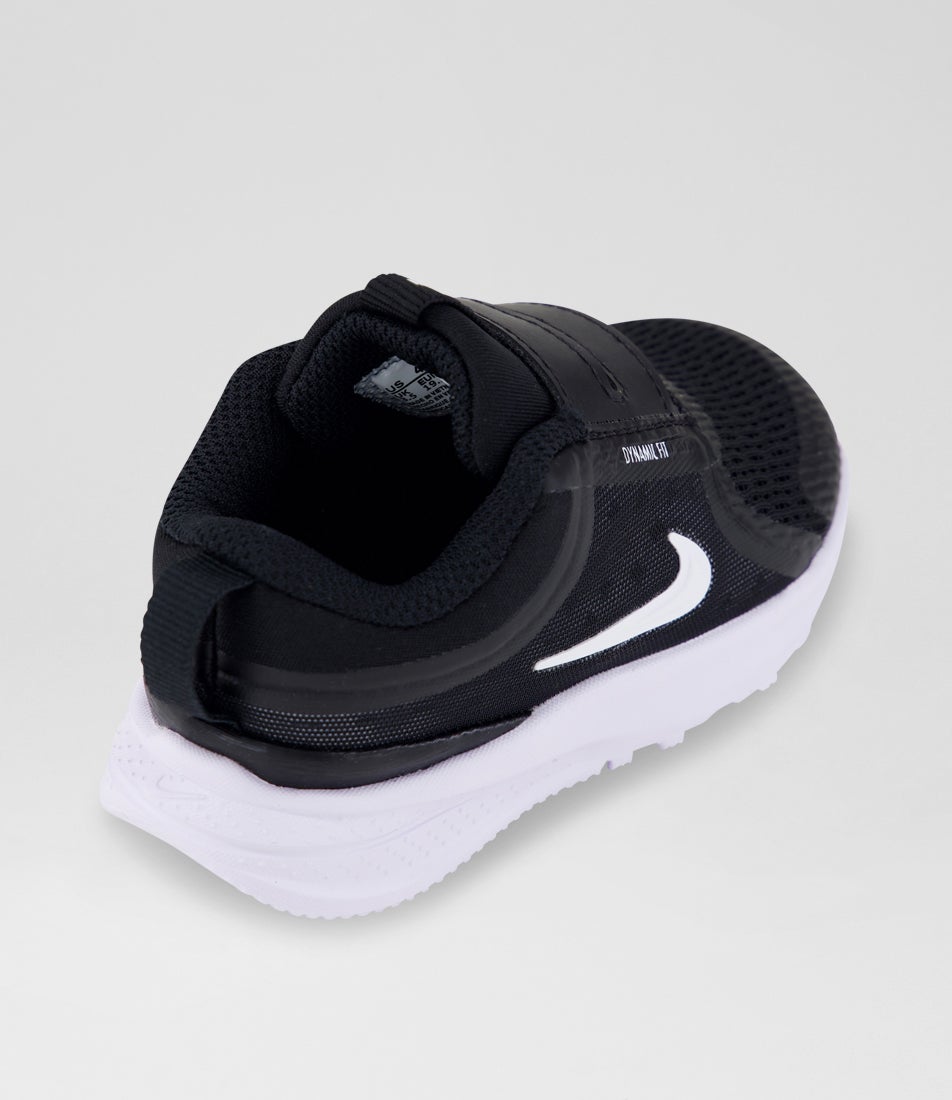 Star Runner 5 Toddler Black White Mesh Sneakers