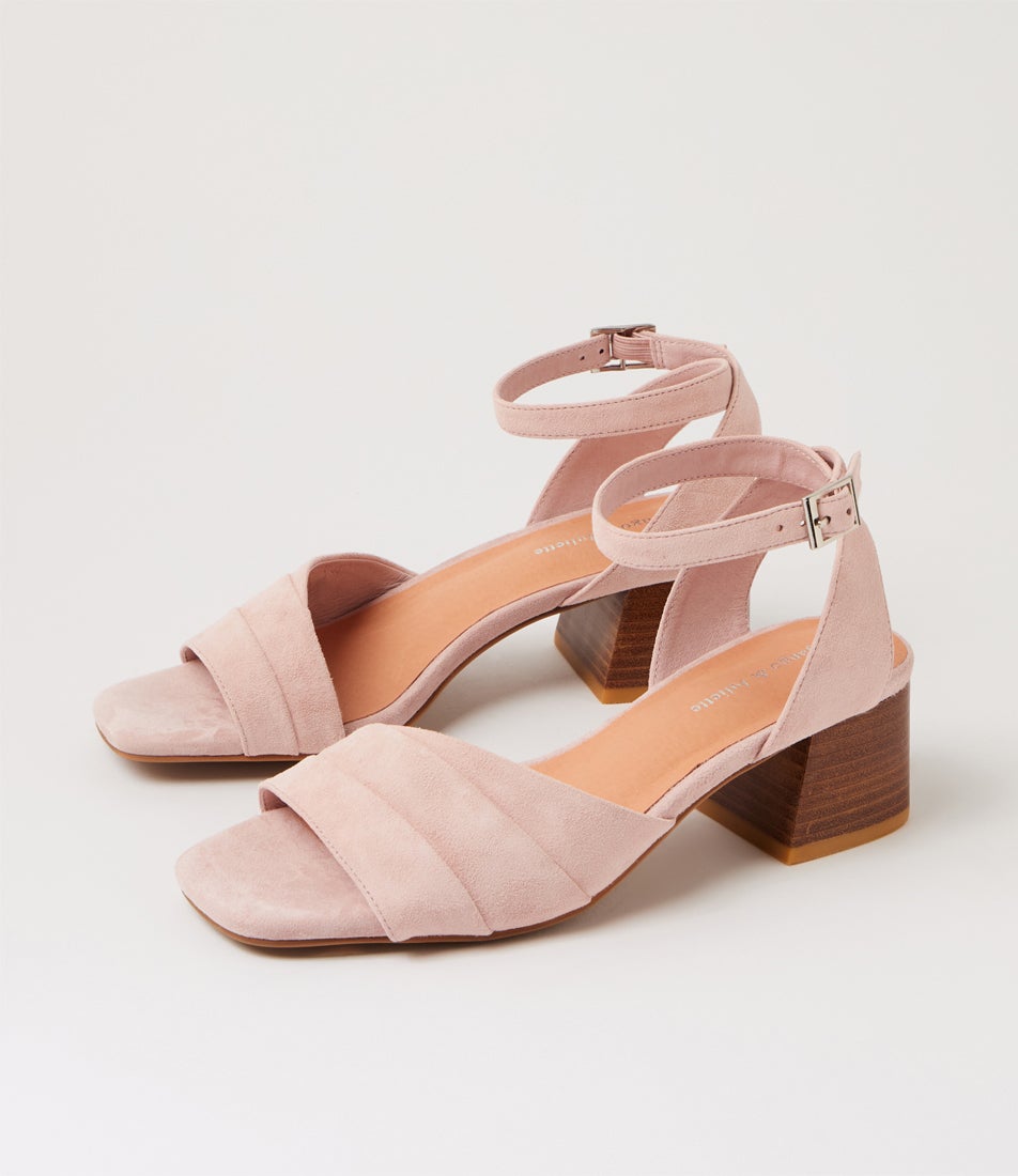 Florenza Mushroom Suede Sandals