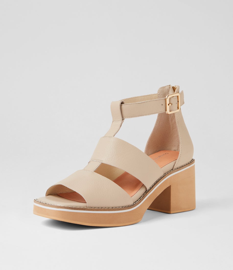 Jasty Vanilla Leather Sandals