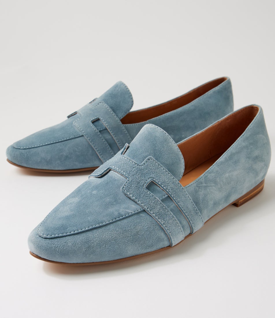 Salti Denim Suede Loafers Salti Denim Suede Loafers