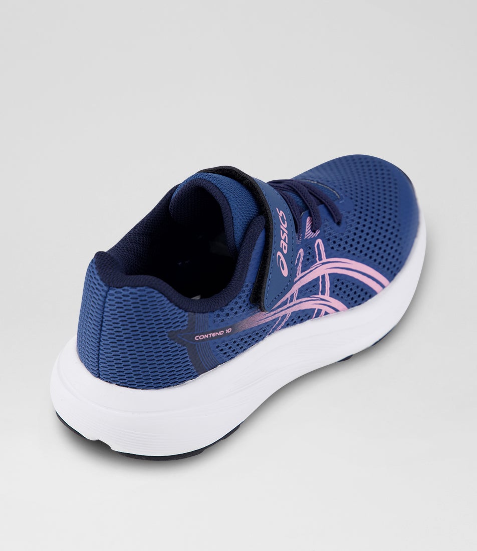 Contend 10 Junior Grand Shark Bubblegum Mesh Slip On Sneakers