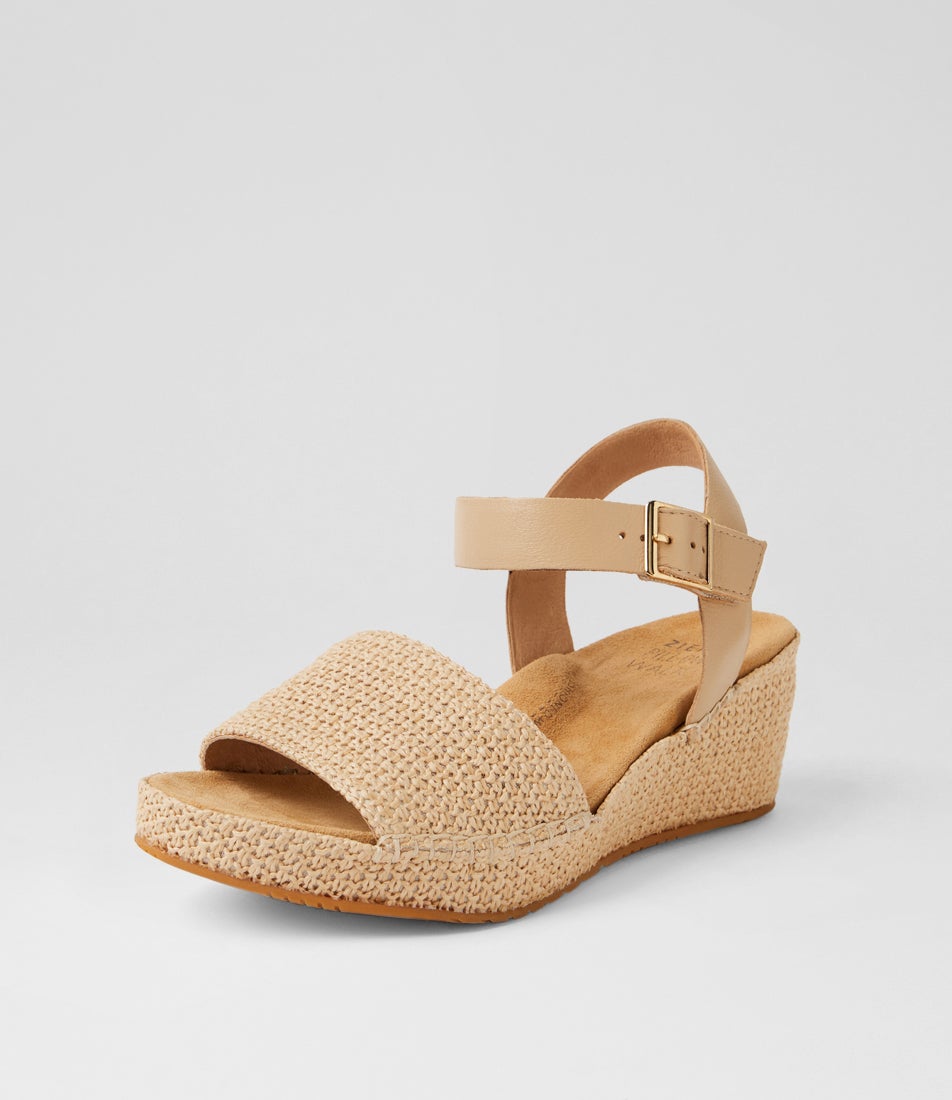 Keeve Xw Natural Fabric Sandals