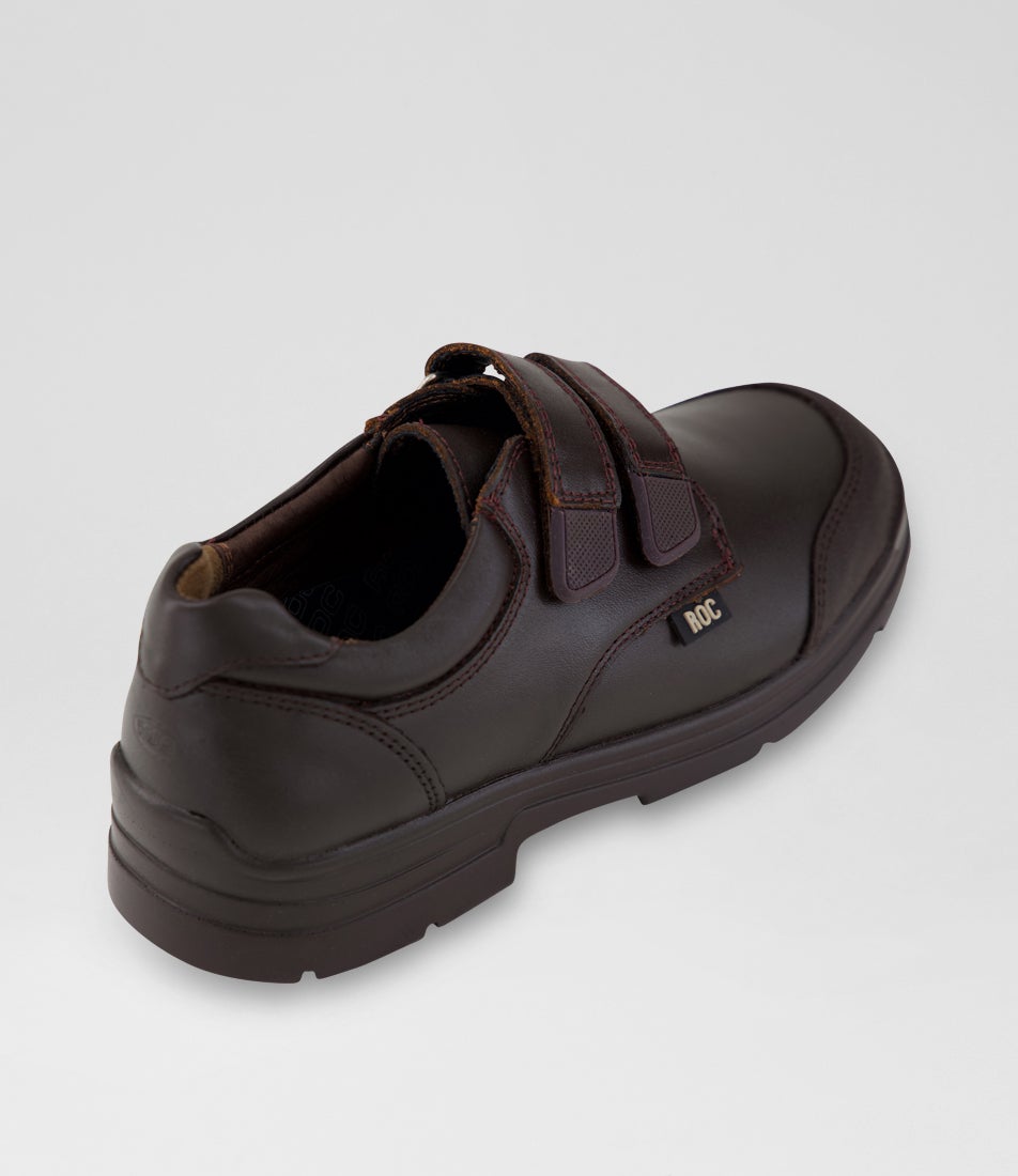 Rapp Junior Brown Leather School Shoes