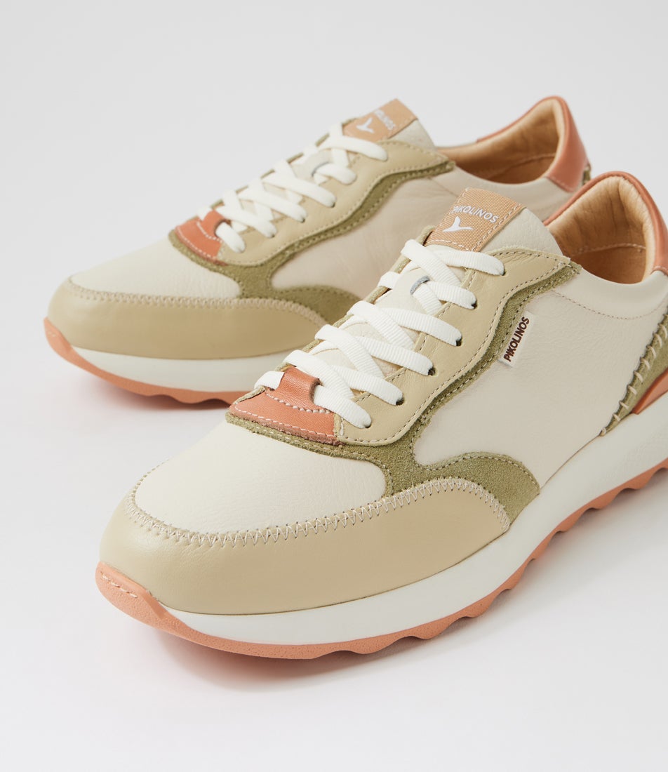 Arrecife 25 Apple Multi Leather Lace Up Sneakers