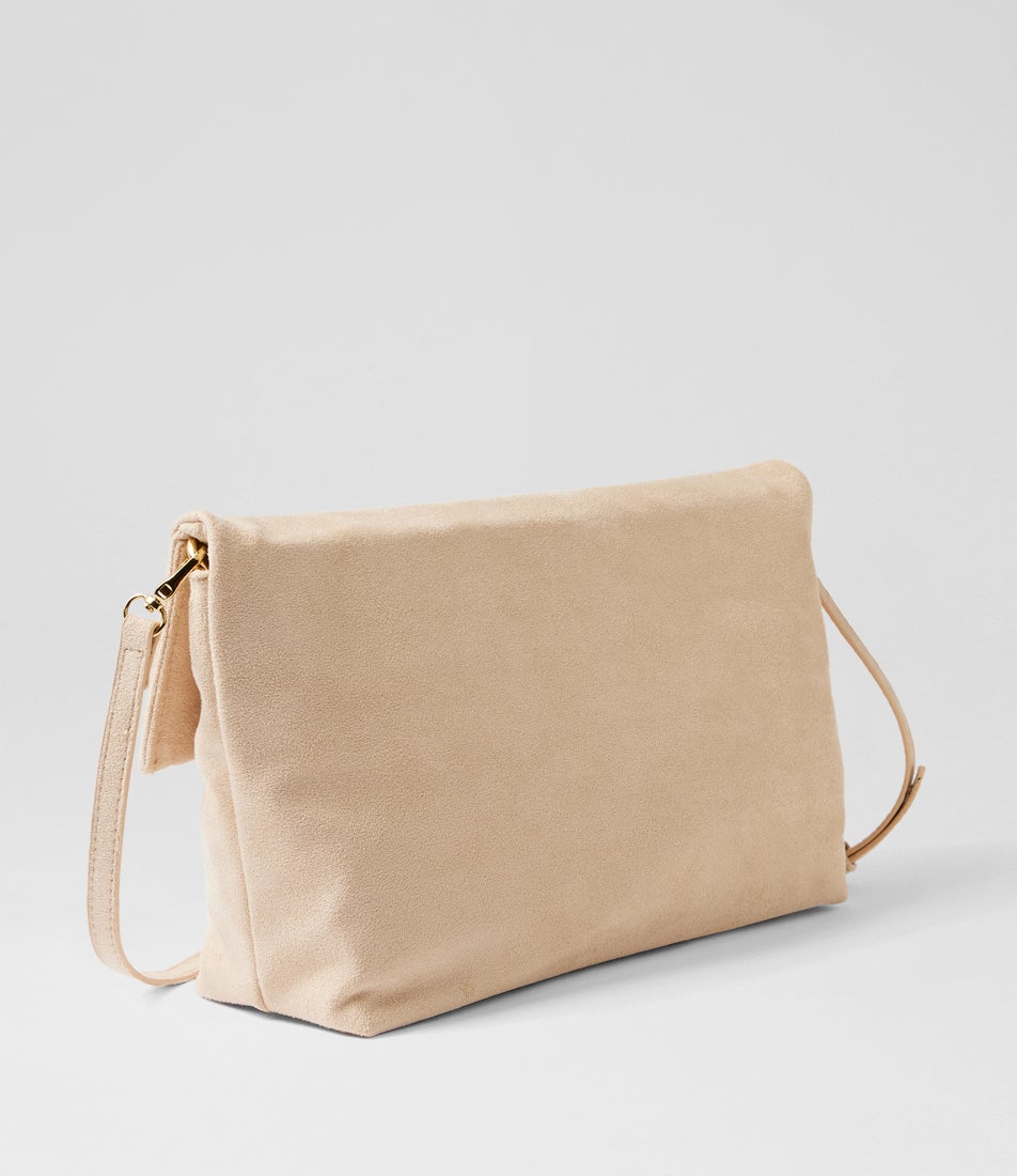Heartbreaker Beige Microsuede Handbag