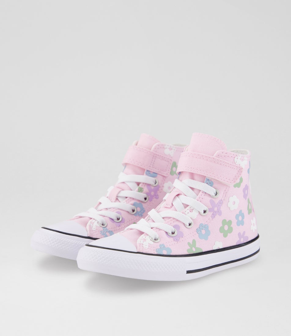 Ctas Hi Junior-C1-New Found Bloom-White-Fabric