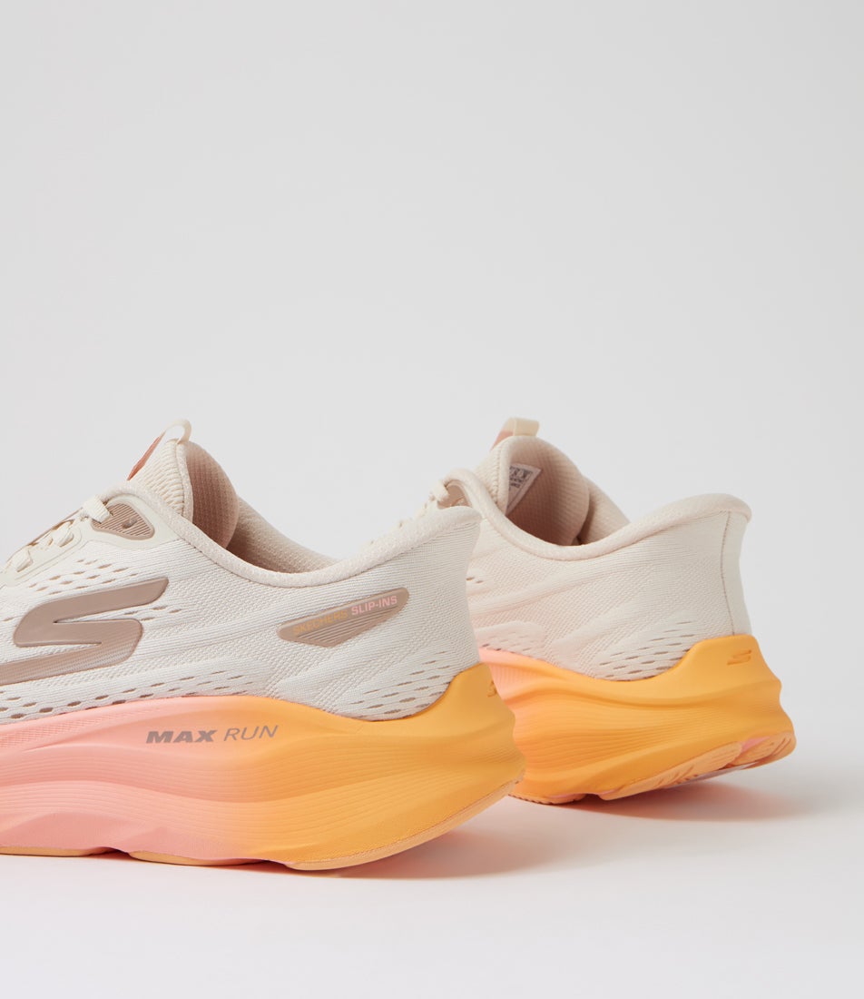 Max Run Slip Ins Natural Multi Mesh Sneakers